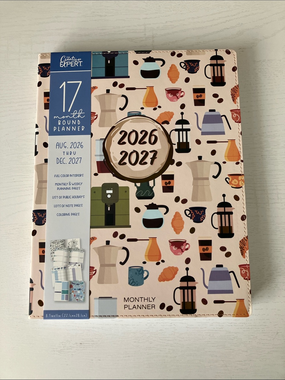The Creative Expert 17 Month Bound Planner August 2026 - December 2027 (NWT)